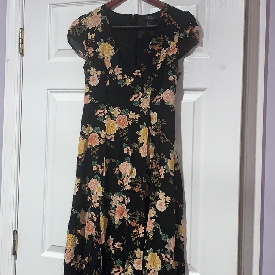 Floral Romper That Looks Like A A Maxi Dress